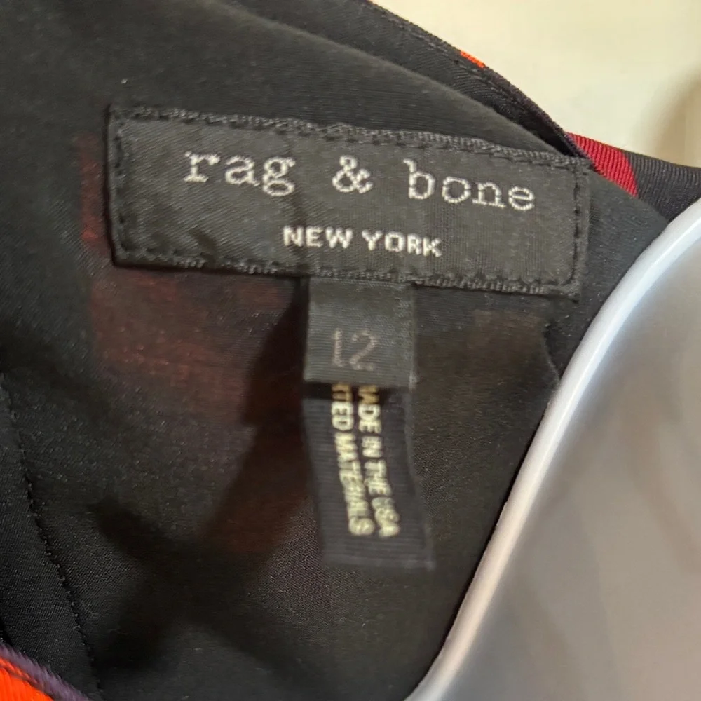 Rag & Bone Bus Seat Anne Print Silk Dress - Picture 8 of 8